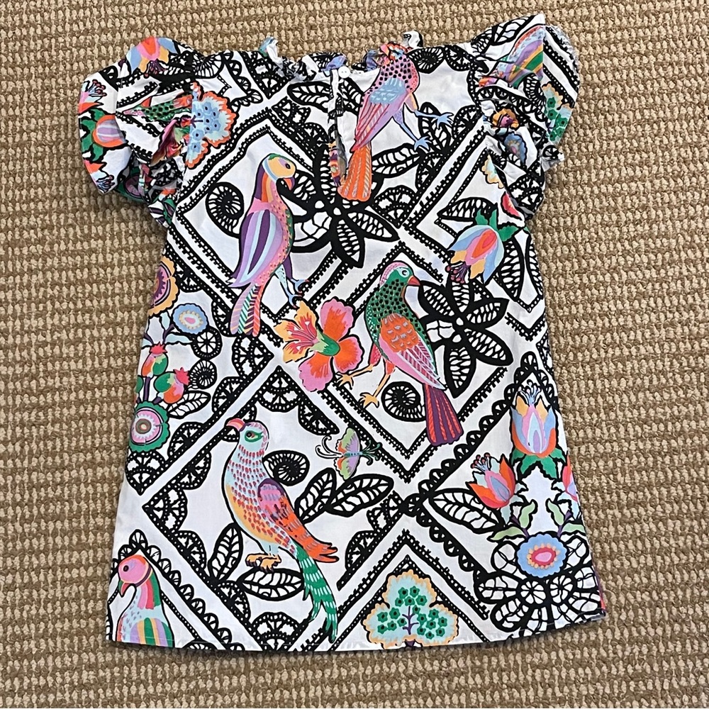 Floral Ruffle Sleeve Top - Picture 8 of 9